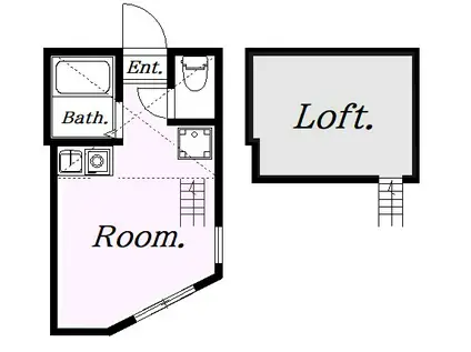 ユナイトMS ONE(ワンルーム/1階)の間取り写真
