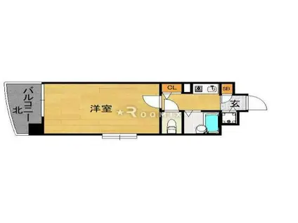 ステイタスマンション吉塚(1K/5階)の間取り写真