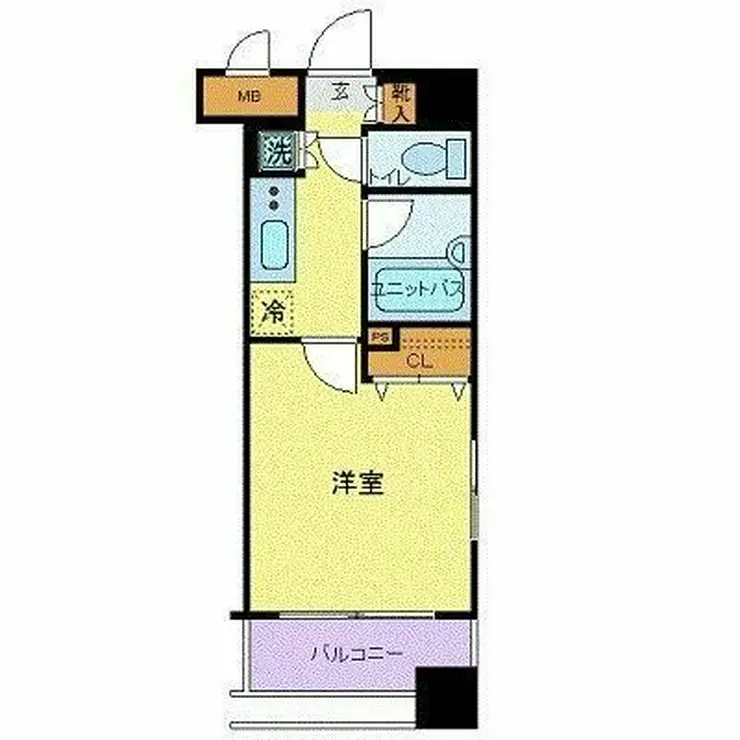 セルカディア港区芝浦 8階階 間取り