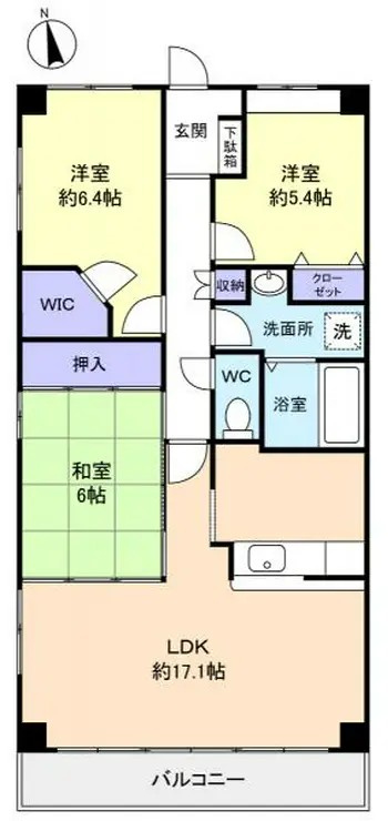 レクサス八千代中央 3階階 間取り