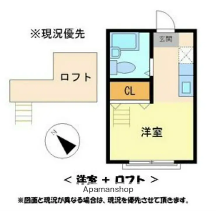 ハーミットクラブハウス二俣川 2階階 間取り