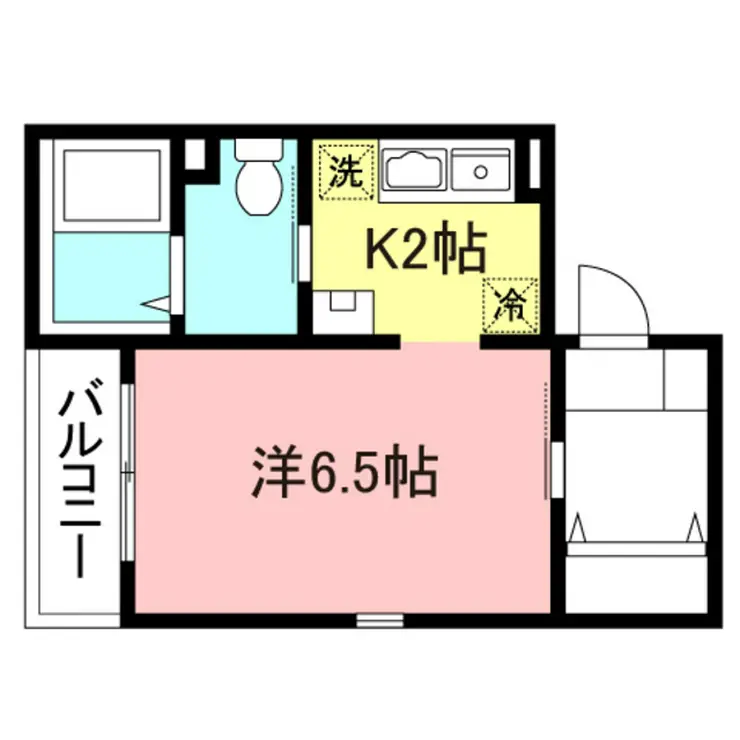 フラット高田 3階階 間取り