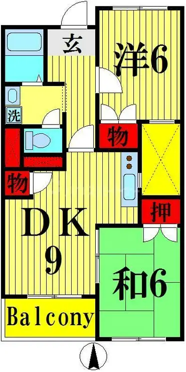 メゾン竹の塚 1階階 間取り