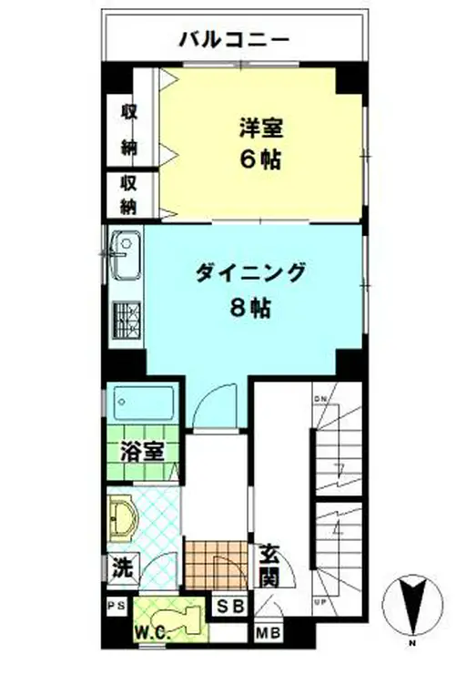テクノハイツ 3階階 間取り
