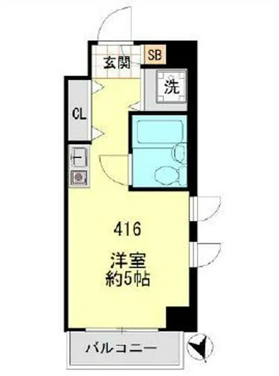 ライオンズマンション蒲田第3 4階階 間取り