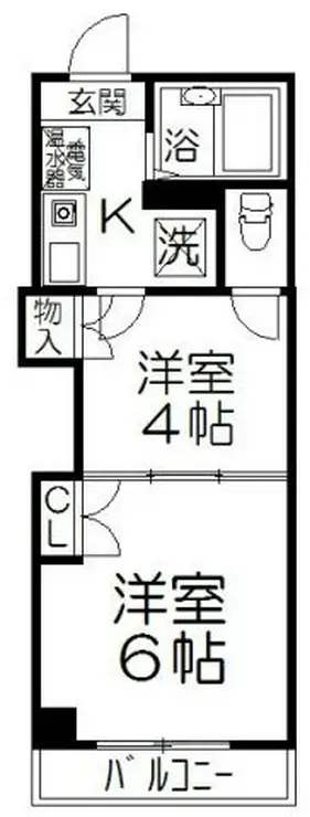 レジデンスカープ大宮 2階階 間取り