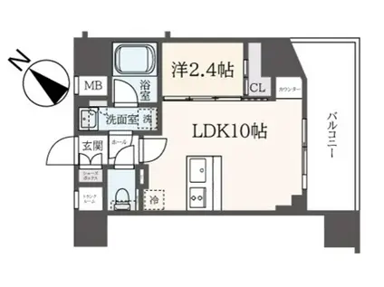 SYFORME MACHIDA(1LDK/14階)の間取り写真