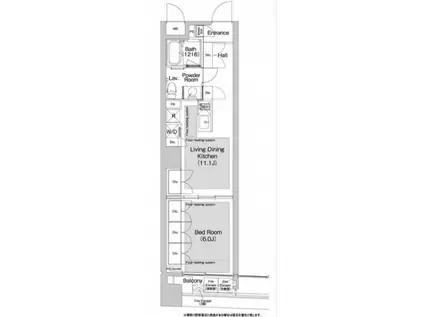 BPRレジデンス渋谷(1LDK/7階)の間取り写真