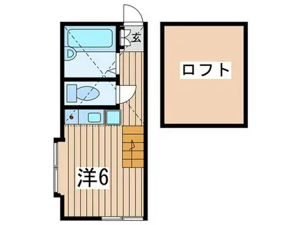 アイヴィーサ鶴ヶ峰(ワンルーム/1階)の間取り写真