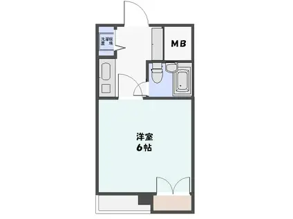 藤和シティコープ御茶ノ水吉田ビル(1K/7階)の間取り写真