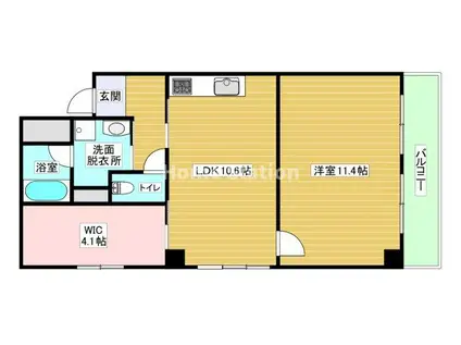 シティコープマーキュリー(1SLDK/9階)の間取り写真