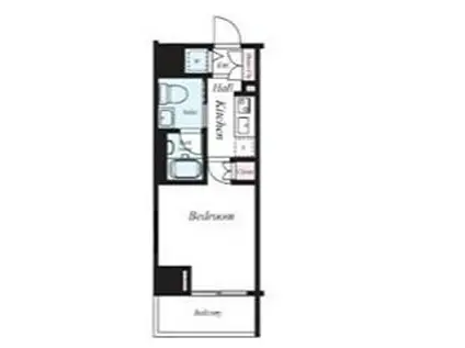 グラントゥールス大森ライズ(1K/3階)の間取り写真