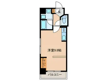 SE PLUS南林寺(ワンルーム/4階)の間取り写真