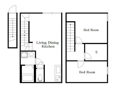 三軒茶屋PJ(2SLDK/2階)の間取り写真