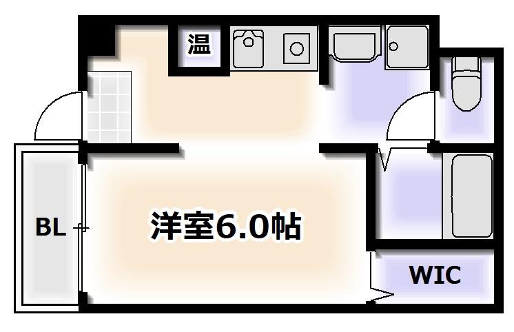 トラストアビコ(1K/1階)の間取り写真