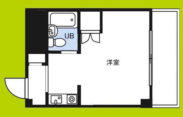 TBM南方(ワンルーム/2階)の間取り写真
