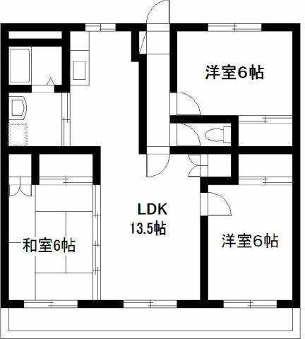 サンジェルマン5(3LDK/3階)の間取り写真
