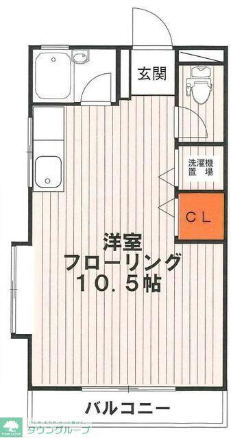 メゾン池田(ワンルーム/3階)の間取り写真