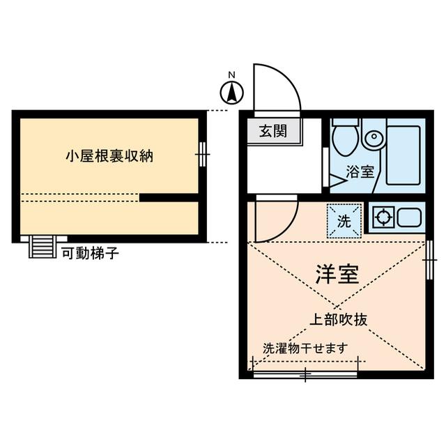 リビエラコート(ワンルーム/3階)の間取り写真
