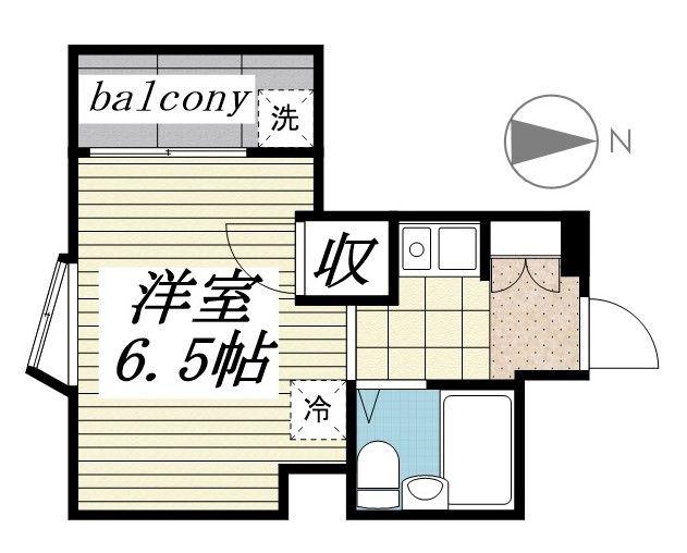 プレアール名古屋原(ワンルーム/5階)の間取り写真