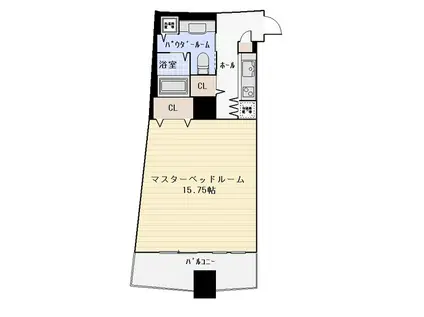 ザ・タワー大阪(ワンルーム/5階)の間取り写真