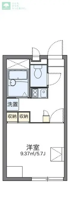 レオパレスカーサ 2階階 間取り