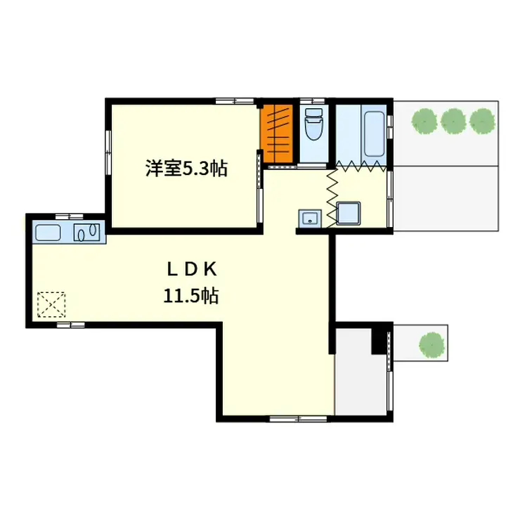 soil 1階階 間取り