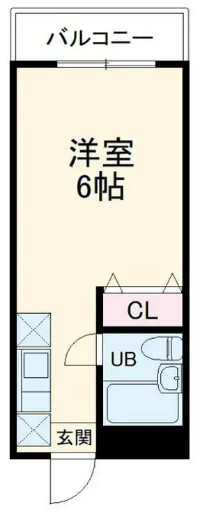 堀江新井マンション 2階階 間取り