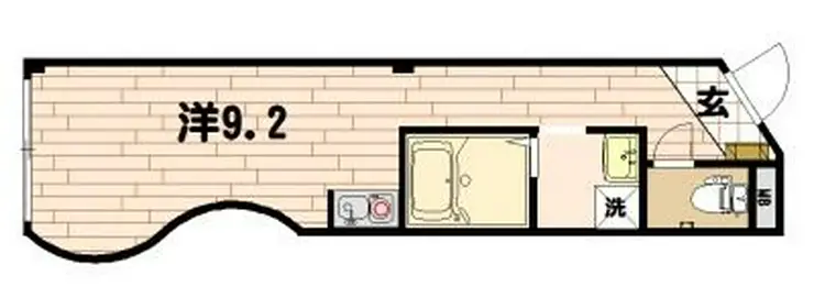 ラ・シエスタ北町 1階階 間取り