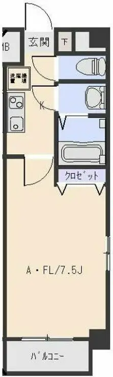 ロックスケープ川崎 10階階 間取り