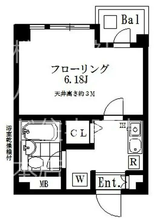 グリフィンハウス 3階階 間取り