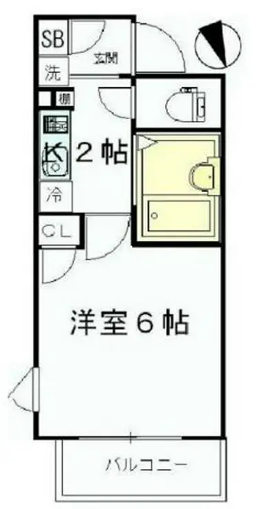 プレール・ドゥーク元住吉 4階階 間取り