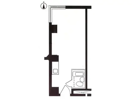カサウィスタリア(ワンルーム/4階)の間取り写真