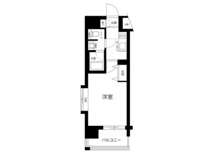 コンシェリア豊洲MASTERS VILLA(1K/9階)の間取り写真