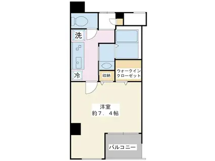 トミーハイツ(1K/3階)の間取り写真