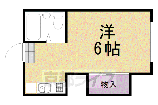 第1中原グリーンハイツ(1K/2階)の間取り写真
