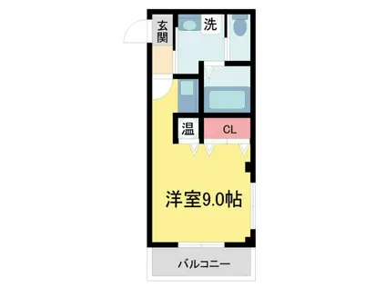 ロイヤル北口マンション(ワンルーム/2階)の間取り写真