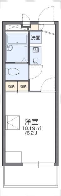 WAKAMIZU 3(1K/3階)の間取り写真