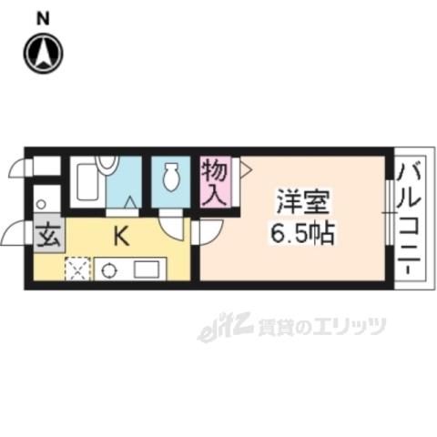 パラシオグランデ(1K/3階)の間取り写真