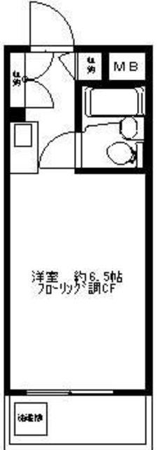 ロータリー学芸大学(ワンルーム/5階)の間取り写真