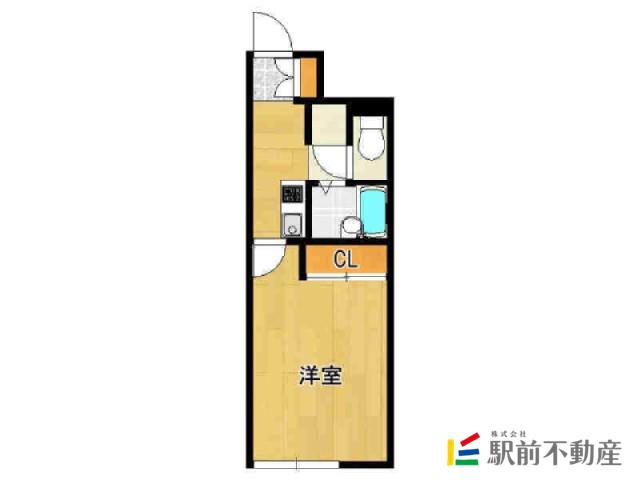レオネクストCHIFUTAKA(1K/1階)の間取り写真