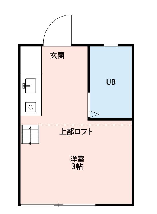 プレシティー笹塚I(ワンルーム/1階)の間取り写真