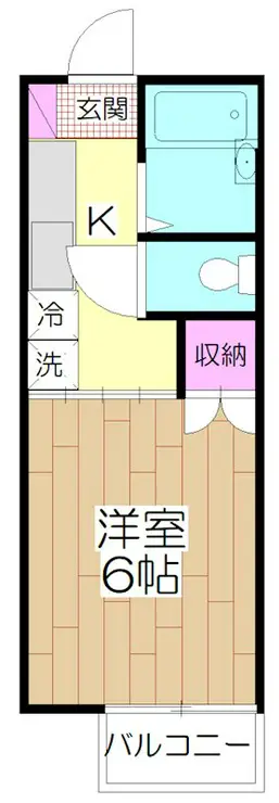 グリフィン松原 1階階 間取り