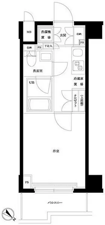 ルーブル川崎貝塚壱番館 6階階 間取り