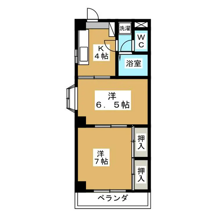 ウィンテラス立川 5階階 間取り