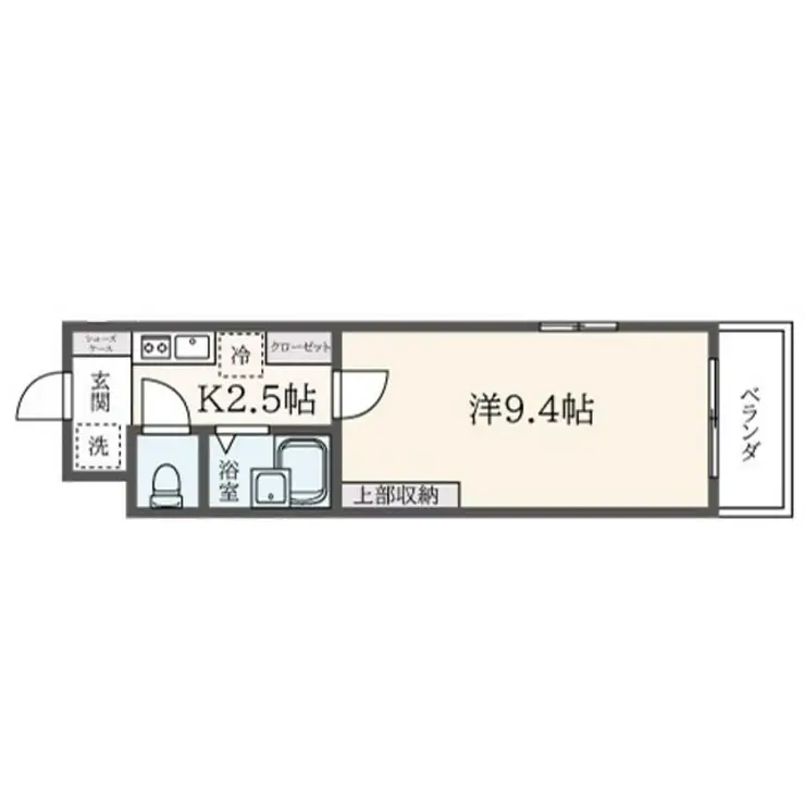 ハイム三軒茶屋 2階階 間取り