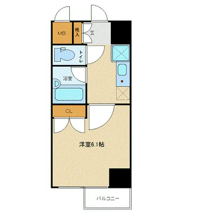 ヴェルトウォーターフロント 2階階 間取り