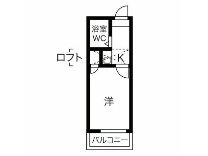 NF GRAN 豊橋(1K/2階)の間取り写真