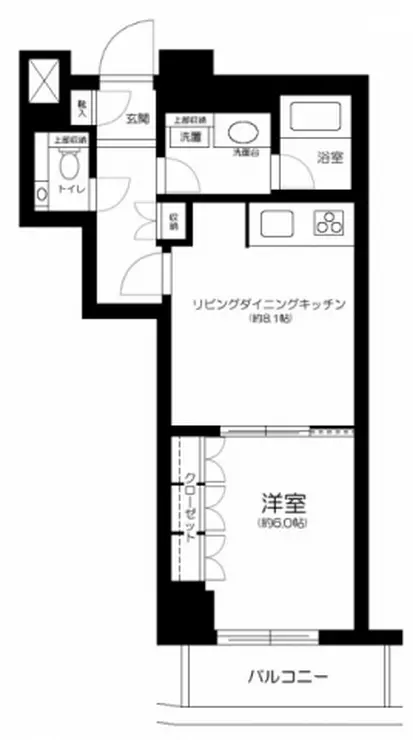 アトラス四谷レジデンス 7階階 間取り