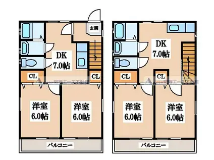 ザハウスオブマダムジュエルB2棟(5DK/1階)の間取り写真